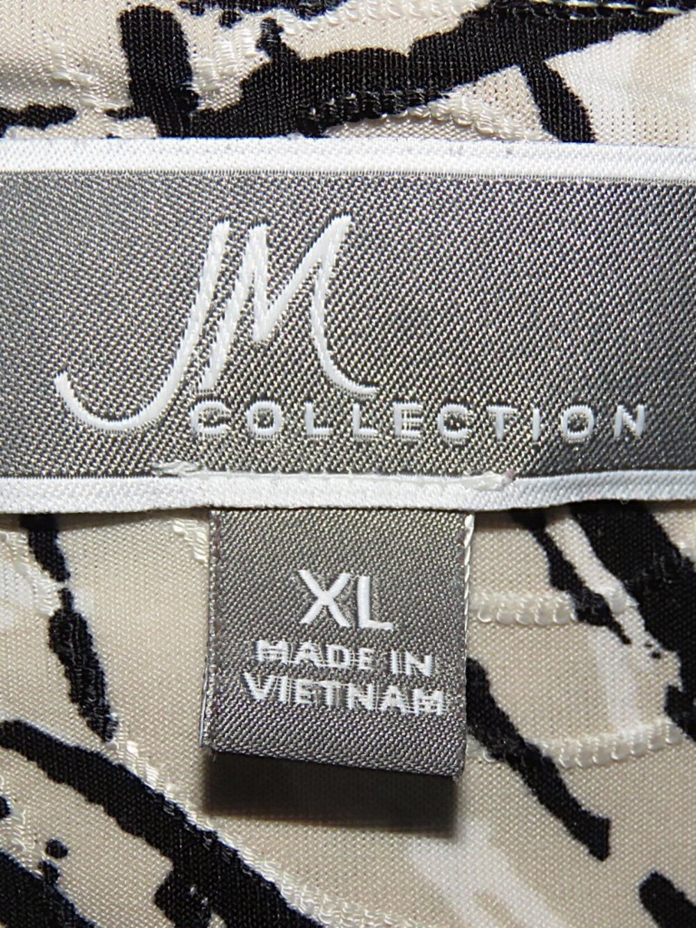 JM Collection Women's Textured Short-Sleeve Pullover Top Size XL (C1807) - Picture 6 of 7